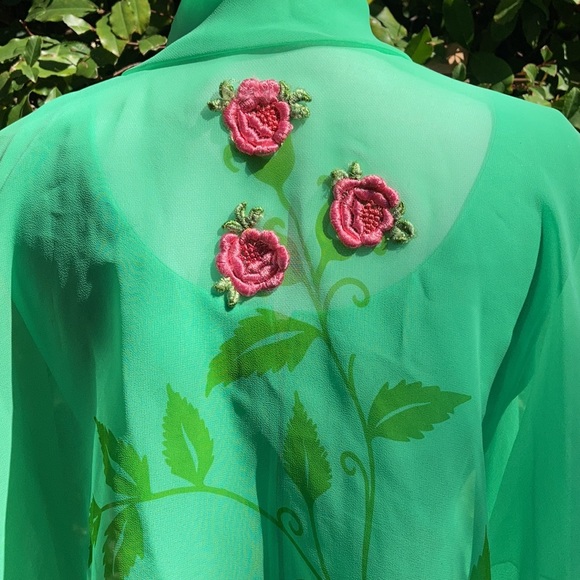 Vintage 1960’s dress with embroidered shawl - Picture 6 of 6